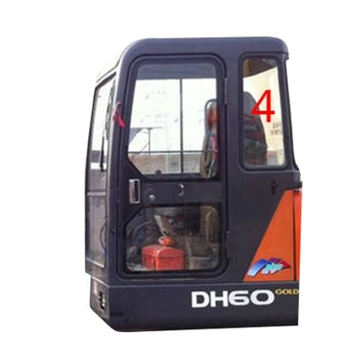 Της DAEWOO DH55 εκσκαφέων αντικατάσταση γυαλιού ανεμοφρακτών που μετριάζεται οπίσθια