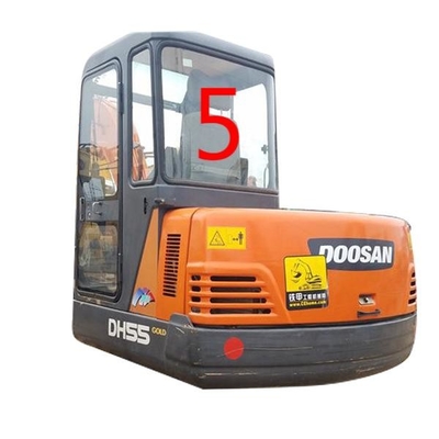 Άσπρη θέση NO.5 πίσω πλευράς της DAEWOO DH55 γυαλιού αμαξιών εκσκαφέων