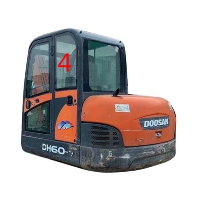 Γυαλί αμαξιών DH55 DOOSAN για Diggers την πράσινη οπίσθια θέση NO.4 αριστερών πορτών