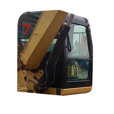 Άσπρη Digger αντικατάσταση παραθύρων γυαλιού αμαξιών του CATERPILLAR δεξιά πλευρών