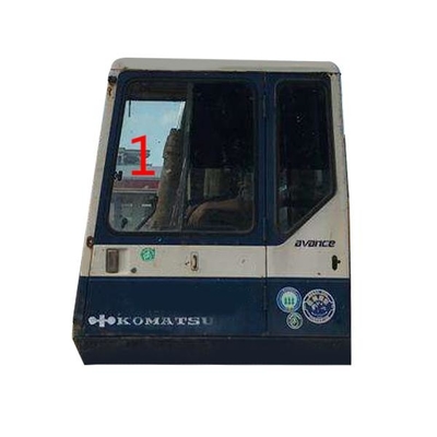 Υψηλή αντίκτυπου δύναμης της KOMATSU αντικατάσταση παραθύρων πορτών εκσκαφέων αμαξιών αημένη γυαλί