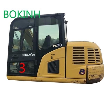 Pc70-8 της KOMATSU αμαξιών γυαλιού cOem αριστερών πορτών χαμηλότερη αντικατάσταση παραθύρων θέσης NO.3 Digger
