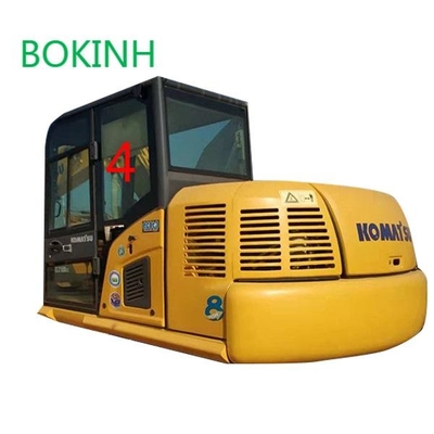 Pc60-8 πίσω θερμοκρασία θέσης NO.4 αριστερών πλευρών αμαξιών γυαλιού pc70-8 KOMATSU ανθεκτική