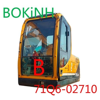 71Q6-02710 μετριασμένο μέτωπο γυαλιού εκσκαφέων της HYUNDAI το αμάξι τοποθετεί χαμηλότερα τον ανεμοφράκτη Β