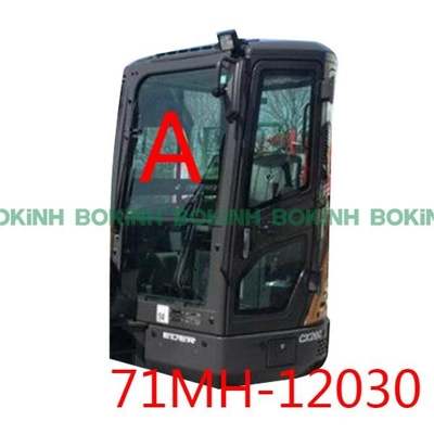 71MH-12030 μπροστινός μετριασμένος ανώτερος ανεμοφράκτης 5MM γυαλιού αμαξιών εκσκαφέων της HYUNDAI πυκνά