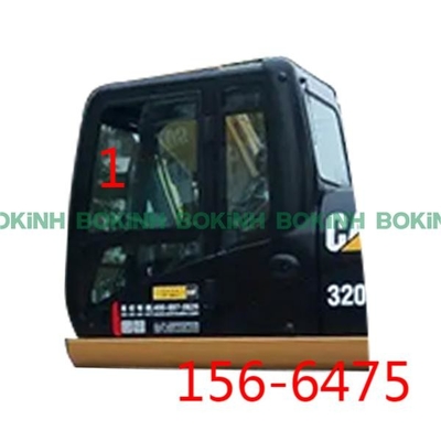 320D2 θέση NO.1 ραπίσματος αριστερών πλευρών γυαλιού 156-6475 αμαξιών του CATERPILLAR