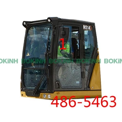 486-5463 το γυαλί αμαξιών του CATERPILLAR άφησε στο ράπισμα το δευτερεύον μετριασμένο NO.1 γυαλί θέσης