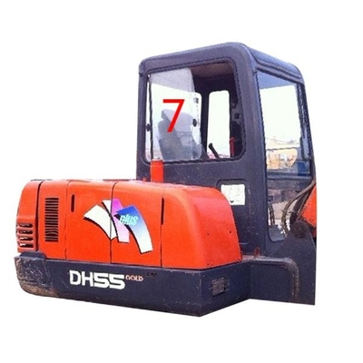Θέση NO.7 δεξιά πλευρών γυαλιού αμαξιών της KOMATSU εκσκαφέων της DAEWOO DH55 ΣΗΜΕΙΩΝ