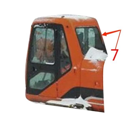 Digger γυαλί παραθύρων ανεμοφρακτών δεξιά πλευρών αντικατάστασης γυαλιού της FCC DOOSAN