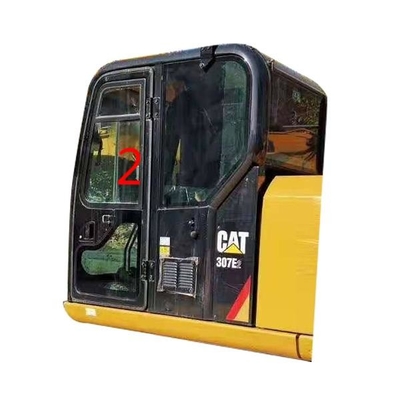 Ευθεία θέση NO.2 αριστερών πλευρών του CATERPILLAR αντικατάστασης παραθύρων πορτών εκσκαφέων E307E CAT307E