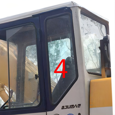 Γυαλί αμαξιών εκσκαφέων της KOMATSU για Diggers τη θέση No.4 πίσω πλευράς αριστερών πορτών