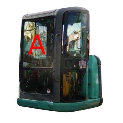 Μέτωπο γυαλιού εκσκαφέων CE KOBELCO επάνω στη Digger αντικατάσταση παραθύρων