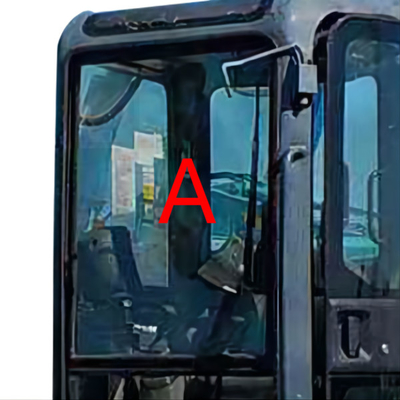 Μέτωπο γυαλιού εκσκαφέων CE KOBELCO επάνω στη Digger αντικατάσταση παραθύρων