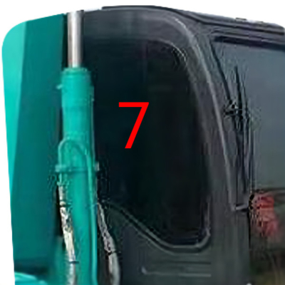 KOBELCO εκσκαφέων μεγάλο μετριασμένο γυαλί ανεμοφρακτών αντικατάστασης γυαλιού καμπινών Digger