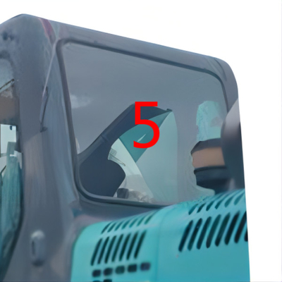 SK-6 μετριασμένο ανεμοφράκτης γυαλί θέσης NO.5 πίσω πλευράς αριστερών πορτών γυαλιού εκσκαφέων SK-8 sk230-6 KOBELCO