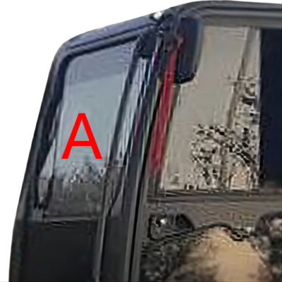 Μετριασμένη EW60C VOLVO ανεμοφρακτών αντικατάσταση αλεξήνεμων γυαλιού άσπρη μπροστινή