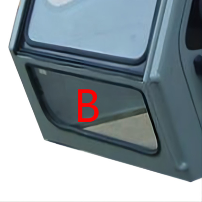 η αντικατάσταση αλεξήνεμων εκσκαφέων 755mm 310mm μετρίασε το μέτωπο κάτω από το γυαλί