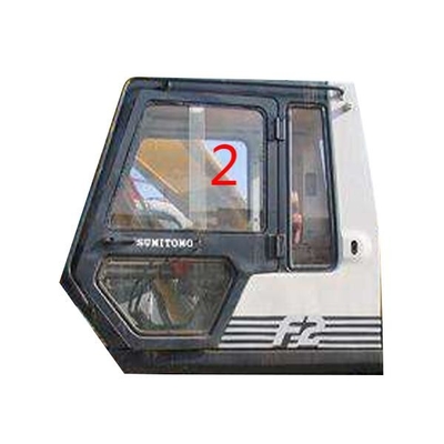Μετριασμένη αντικατάσταση SUMITOMO SH280 S280 γυαλιού αριστερών πορτών ανεμοφράκτης