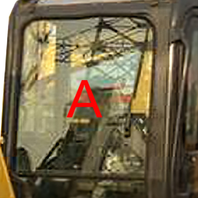 PC55MR PC55 5MM παχύ εκσκαφέων της KOMATSU μπροστινό γυαλί ανεμοφρακτών αμαξιών μετριασμένο γυαλί