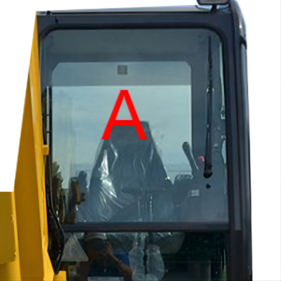 Pc56-7 εκσκαφέων της KOMATSU μπροστινό γυαλί 5MM ανεμοφρακτών αμαξιών μετριασμένο γυαλί πυκνά