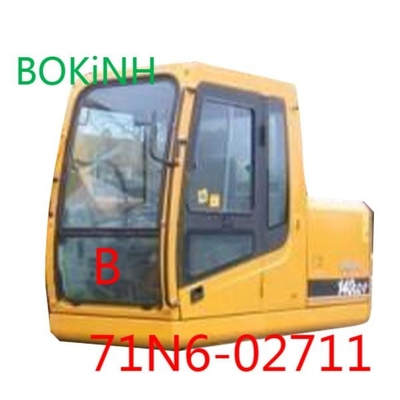 71N6-02711 μετριασμένο αμάξι γυαλί εκσκαφέων γυαλιού της HYUNDAI μπροστινό κάτω από τον ανεμοφράκτη θέσης Β