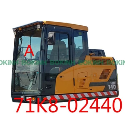 71K8-02440 της HYUNDAI γυαλί επάνω στη θέση ένα παράθυρο αμαξιών εκσκαφέων που μετριάζεται μπροστινό