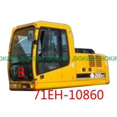 71EH-10860 μπροστινό γυαλί της HYUNDAI κάτω από το παράθυρο αμαξιών εκσκαφέων θέσης Β που μετριάζεται